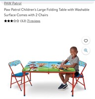 FB2626  Paw Patrol Kids Table & Chairs