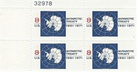 Antarctic Treaty Plate Block