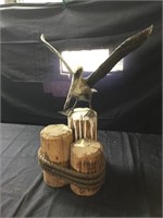 Pelican wooden decorative art piece