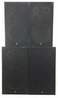 (4) Mcs Modular Component Systems Speakers