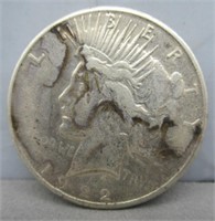 1922-S Peace silver dollar.