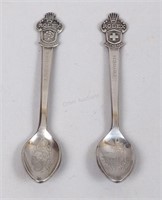 2 Bucherer Rolex Souvenir Spoons