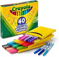 Crayola Ultra Clean Fine Line Washable Markers (40