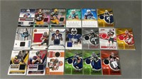 19pc Relic Football Rookie Cards
