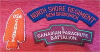 Canada Lot 3 Army Shoulder Title Patch Insignias