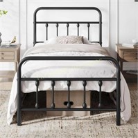 YAHEETECH Bed Frame Full/Twin Black