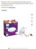 Philips Smart Wi-Fi Connected LED 65-Watt Recessed