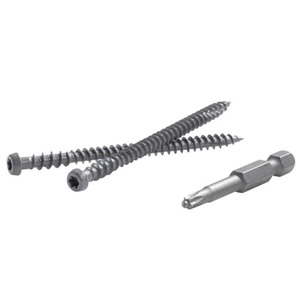 Trapease-3 350-Piece 2-1/2 in. Deck Screws  Rum