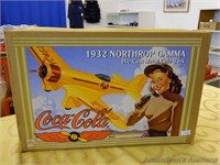 Coca-Cola Model Plane Coin Bank