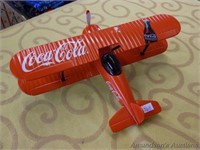 Coca-Cola Model Plane Coin Bank