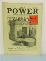 1906 Jan. Power Publication, Good Condition
