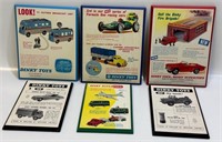 GOOD LOT OF DINKY TOYS MOUNTED SPECS POSTERS