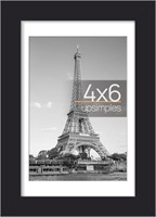 upsimples 4x6 Picture Frame, Black, 1 Pack