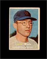 1957 Topps #403 Dick Hyde VG to VG-EX+