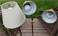 Two Pole Lamps 58" & 61"