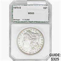 1879-S Morgan Silver Dollar PCI MS65