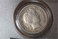 1902-S Silver Barber Dime