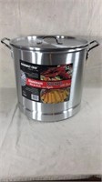 Gourmet Chef 52 Quart Stockpot with Rack and Lid