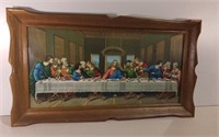 Last Supper Framed Print 32x18"