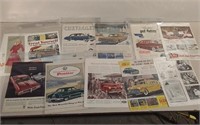 Vintage Magazine Advertisements Incl. Automotive