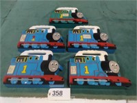 5 Thomas Train Containers & Contents