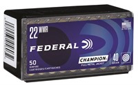 Federal 737 Champion Training Rimfire 22 WMR 40 gr