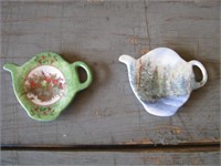 Made in Italy, handpainted teabag rest?