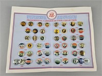 Vintage Presidential Campaign Button Collection