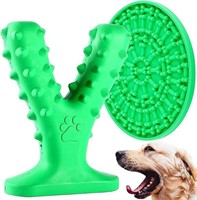 GREEN DOG CHEW TOY WITH TUNG CLEANER