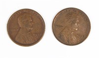 (2) 1922-D LINCOLN WHEAT CENTS