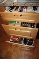 3 Drawers " Pots & Pans" Small Kitchen Items