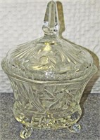 German Leaded Crystal Candy Dish