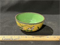 Oriental tin bowl