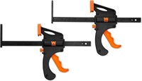(2) 7.5-Inch Quick Release Track Saw Clamps