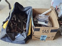 DEWALT BAG, WIRE WHEELS & OTHER