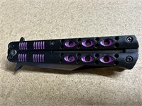 PURPLE FOLDING KNIFE