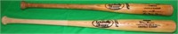 LOT OF 2 HALL OF FAME SIGNED BATS BOTH LOUISVILLE