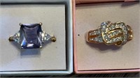 (2) Rings in Gift Boxes, Sizes 9 & 10