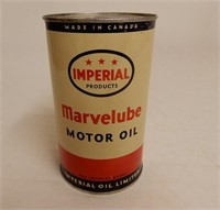 IMPERIAL 3 STAR MARVELUBE MOTOR OIL IMP. QT. CAN