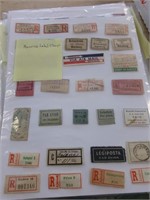 ASSORTED LABEL STAMPS