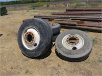 (6) 11R-22.5 Tires & Rims