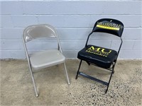(2) Various Folding Chairs