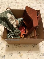 Box with miscellaneous items