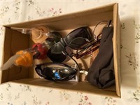 Box with watches, glasses, shades and more