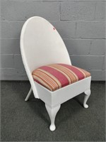 Woven Back Painted Low Height Seat W/ Cushion