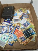 TRAY OF ASSORTED POKEMON CARDS
