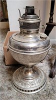 SILVER TONE METAL BH OIL LANTERN BASE