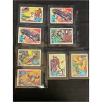 (8) Crease Free 1966 Batman Cards