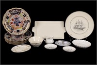 Spode Imari Style plates and others