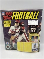 1982 TOPPS NFL FOOTBALL STARTER STICKER SET AND